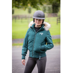 Casque Pénélope visière longue Noir mat