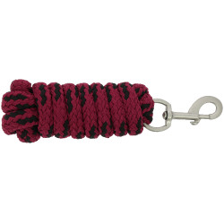 Longe Equithème Jacquard Bordeaux