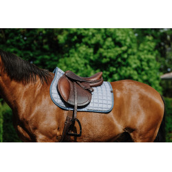 Tapis de selle Equithème Chic Bleu Tapis de selle Equithème Chic Bleu