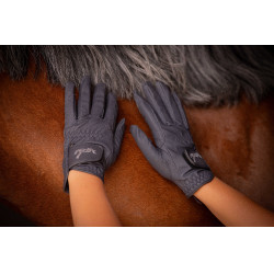 Handschoenen Eden by Pénélope Prisma Strass Marine Marineblauw Handschoenen Eden by Pénélope Prisma Strass Marine Marineblauw