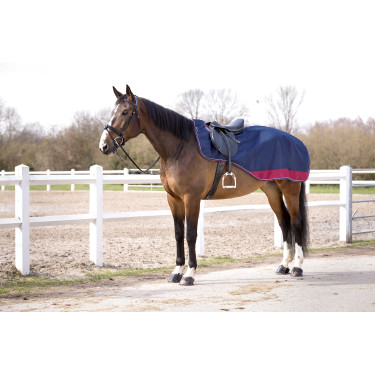 Zadeldeken Equithème Tyrex 1200D Fleece Bordeaux