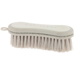 Hoofdborstel Ik hou van je Equithème Strass Beige