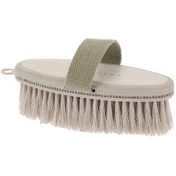 Brosse douce Je t'aime Equithème Strass Beige Brosse douce Je t'aime Equithème Strass Beige