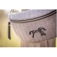 Sac banane Pénélope Chevron Noir