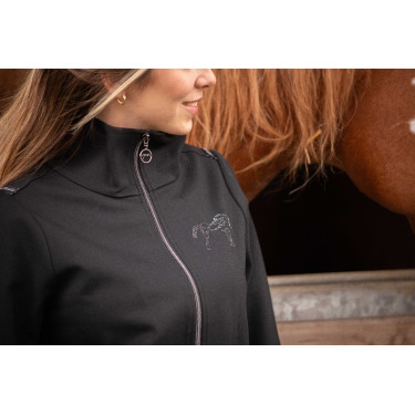 Veste Pénélope Tweeny strass Noir