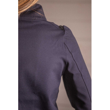 Pénélope Tweeny strass jas Marine Marineblauw