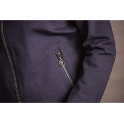 Pénélope Tweeny strass jas Marine Marineblauw