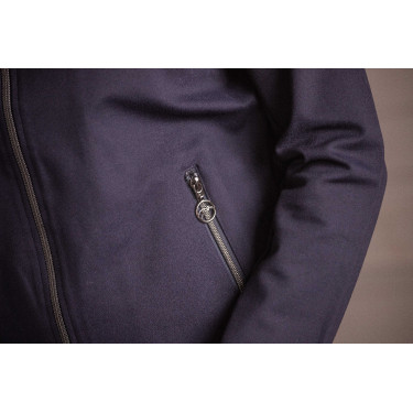 Pénélope Tweeny strass jas Marine Marineblauw