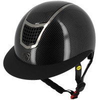 Equithème Airy LM Helm Glanzend carbonzwart