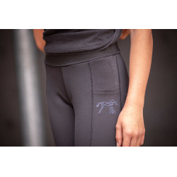 Pantalon Pull On Eden by Pénélope Delphe Noir