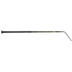 Dressuurzweep Fleck Carbon Telescopisch Zwart