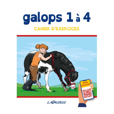 Oefenboek galop 1 tot 4 met video's Lavauzelle