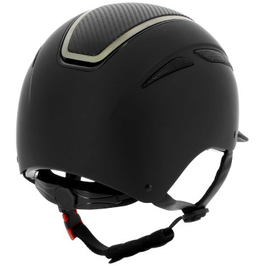 Casque Equithème Agris Noir chrome carbone