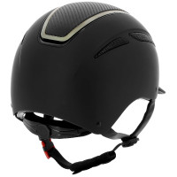 EQUITHEME Agris helm Zwart chroom carbon