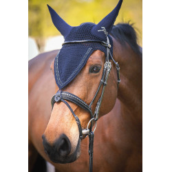 Paardenvliegennetje lang Pénélope strass Marine Marineblauw Paardenvliegennetje lang Pénélope strass Marine Marineblauw