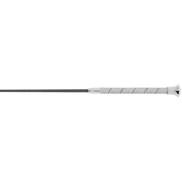 Dressuurzweep Whip & Go Strassy Zilverkleurig Grijs
