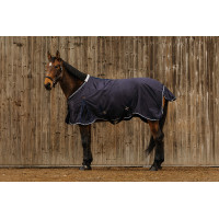 Overhemd Equithème Vague Marineblauw