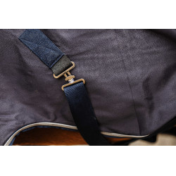 Couverture Equithème Vague Bleu marine