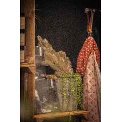 Porte foulard Pénélope Cognac Marron