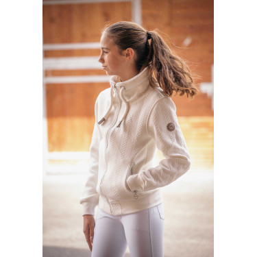 Sweatshirt Pénélope Laponia Ecru Beige