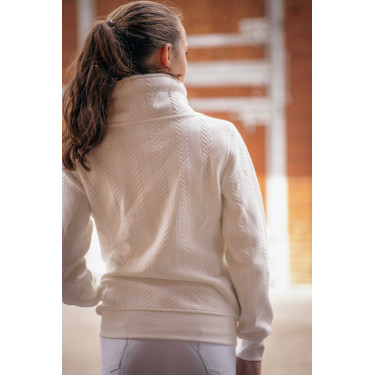 Sweatshirt Pénélope Laponia Ecru Beige
