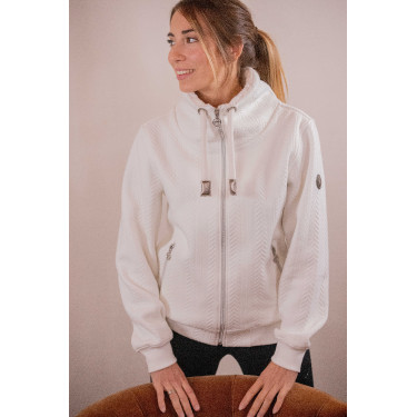 Sweatshirt Pénélope Laponia Ecru Beige