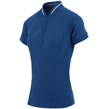 Polo Equithème Elodie Manches courtes Bleu Monaco