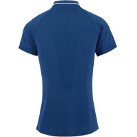 Polo Equithème Elodie Korte mouwen Blauw Monaco