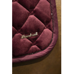Tapis de selle Lami-Cell Galaxy Velvet Bordeaux