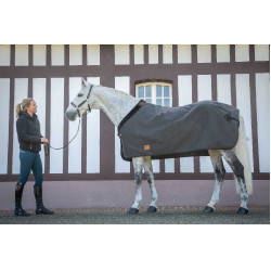 Wooltouch deken Paddock Sports Gemêleerd grijs