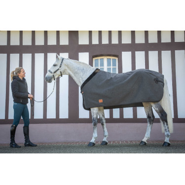 Wooltouch deken Paddock Sports Gemêleerd grijs