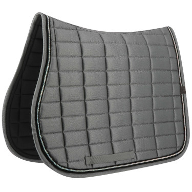 Tapis de selle Equithème Domino Gris