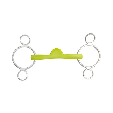 Mors réglable Metalab Flexi Soft 3 anneaux demi-lune Vert