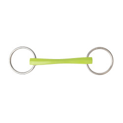Mors 2 anneaux Metalab Flexi Soft droit Vert Mors 2 anneaux Metalab Flexi Soft droit Vert