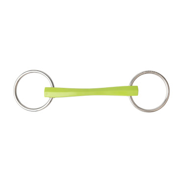Mors 2 anneaux Metalab Flexi Soft droit Vert Mors 2 anneaux Metalab Flexi Soft droit Vert
