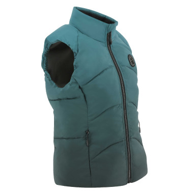 Mouwloze bodywarmer Equithème Lina kind Turkoois Blauw Mouwloze bodywarmer Equithème Lina kind Turkoois Blauw