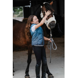 Mouwloze bodywarmer Equithème Lina kind Turkoois Blauw Mouwloze bodywarmer Equithème Lina kind Turkoois Blauw