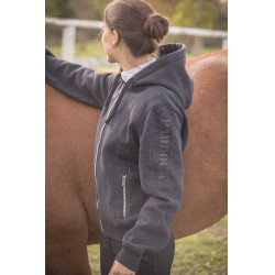 Sweatshirt Montebello Paddock Sports Zwart