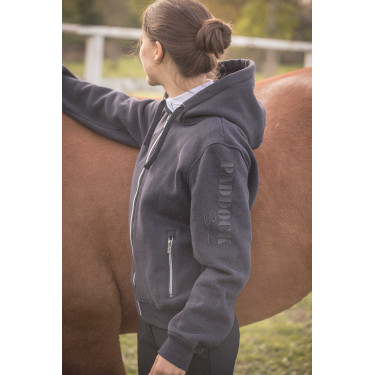 Sweatshirt Montebello Paddock Sports Zwart