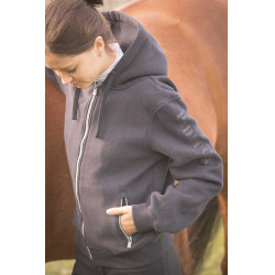 Sweatshirt Montebello Paddock Sports Zwart