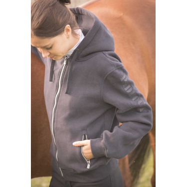 Sweatshirt Montebello Paddock Sports Zwart