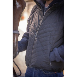 Mouwloze bodywarmer Longueil Paddock Sports Zwart