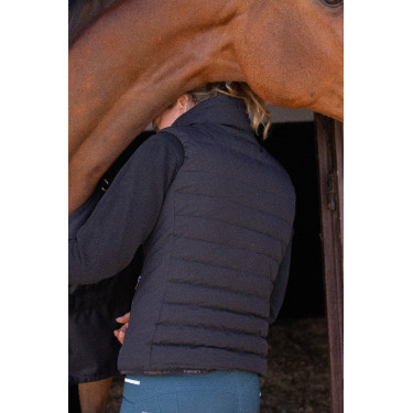 Mouwloze bodywarmer Longueil Paddock Sports Zwart