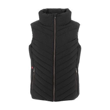 Mouwloze bodywarmer Longueil Paddock Sports Zwart