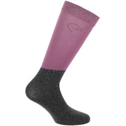 Chaussettes Equithème Compet Je t'aime Lilas Violet Chaussettes Equithème Compet Je t'aime Lilas Violet