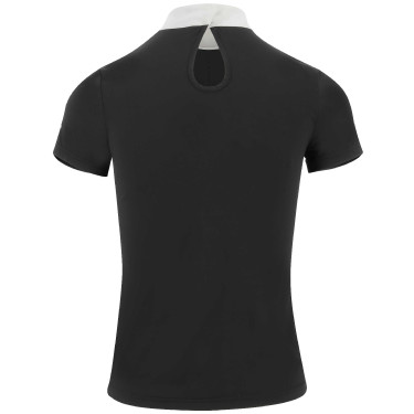 Polo Equithème London manches courtes Noir