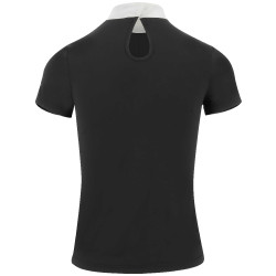 Polo Equithème London korte mouwen Zwart