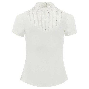 Polo Equithème Vilamoura manches courtes Blanc Polo Equithème Vilamoura manches courtes Blanc