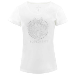 T-shirt Equithème Magali Wit