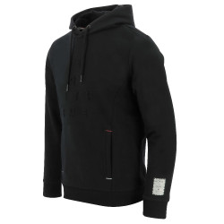 Sweat Equithème Camille mixte à capuche Noir